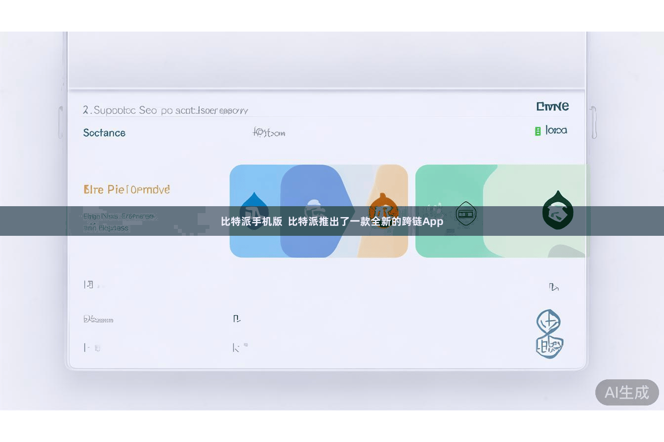 比特派手机版  比特派推出了一款全新的跨链App