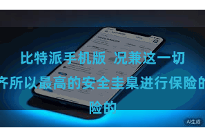 比特派手机版  况兼这一切齐所以最高的安全圭臬进行保险的