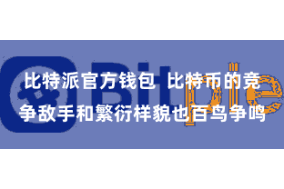比特派官方钱包  比特币的竞争敌手和繁衍样貌也百鸟争鸣